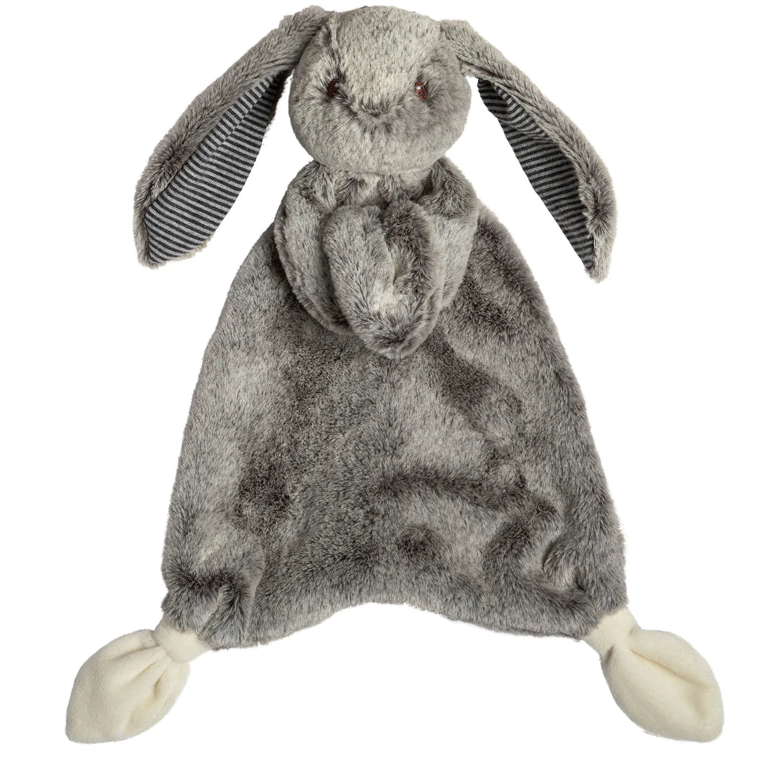 Love grey silky bunny lovey - 13’’