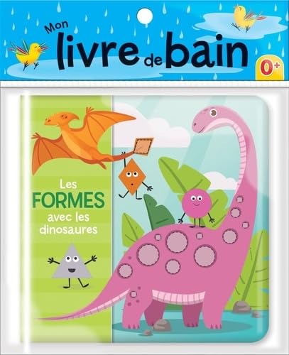 Livre de bain - Les formes avec les dinos
