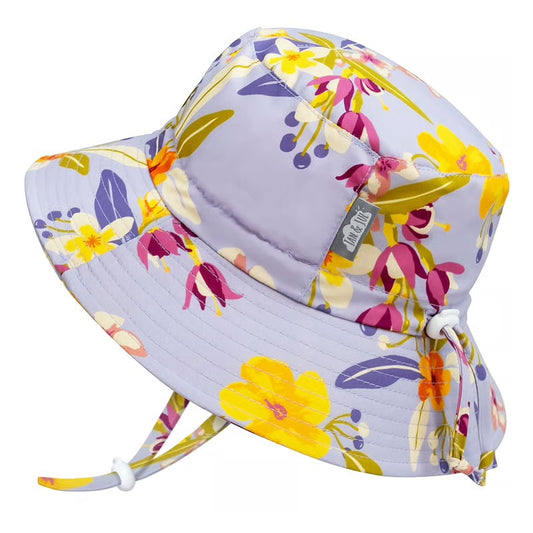 Chapeau bob ajustable imperméable - Tropical fleurie