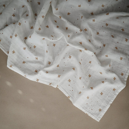 Doudou en mousseline - coton biologique - Oie