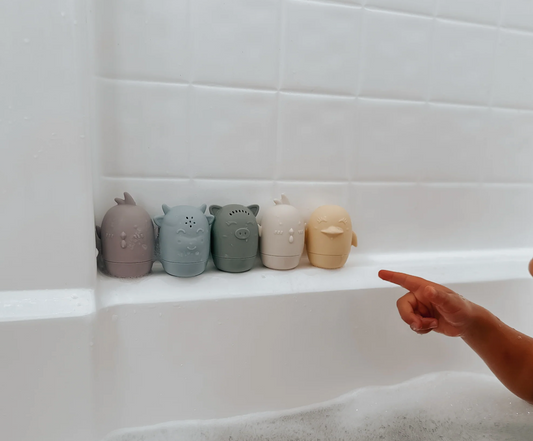 Jouet de bain animal en silicone - ciel