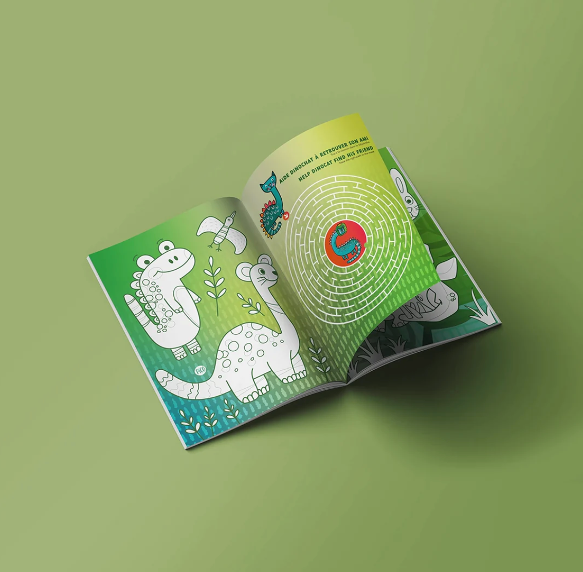 Livre d'activité - Dinos amis