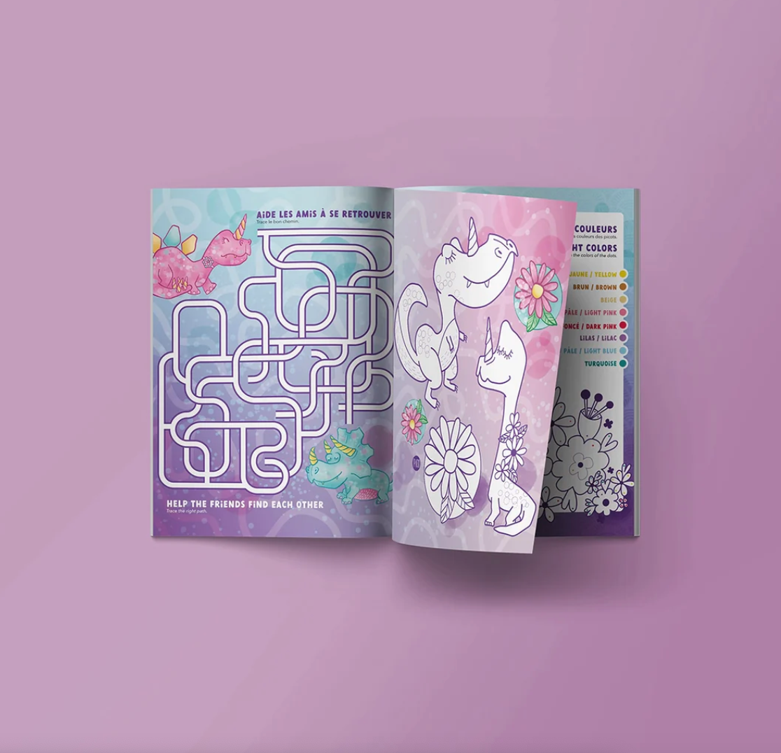 Livre d'activité - Les licornes