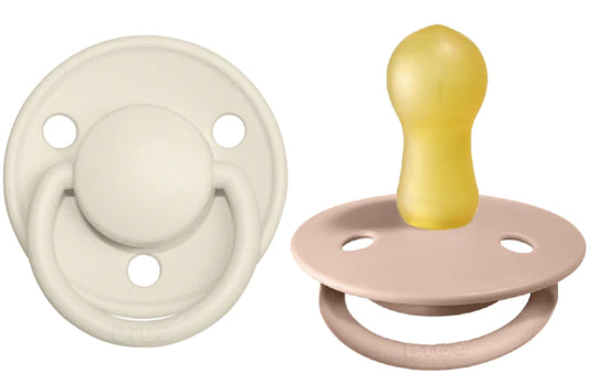 Duo suce en caoutchou de lux - Ivoire/Blush