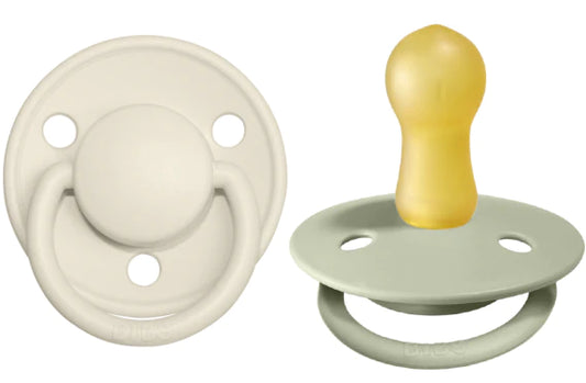 Duo suce en caoutchou de lux - Ivoire et Sauge