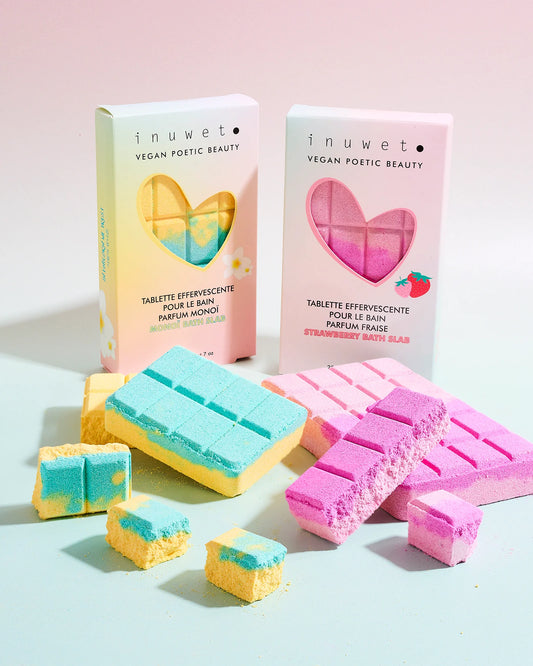 Tablette de bain effervescente- Monoï