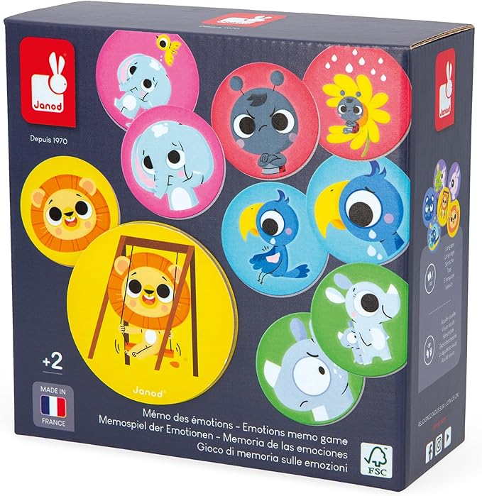 Jeu de mémoire - les émotions