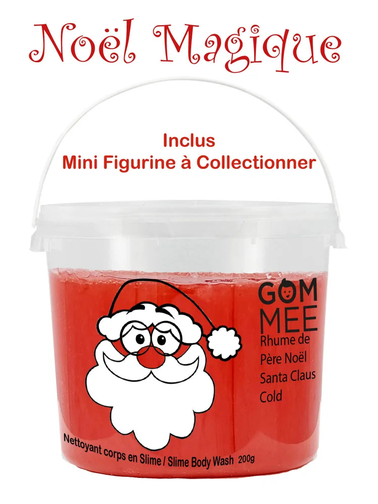 SEAU SLIME MOUSSANTE LUTIN COQUIN Rouge AVEC MINI FIGURINE