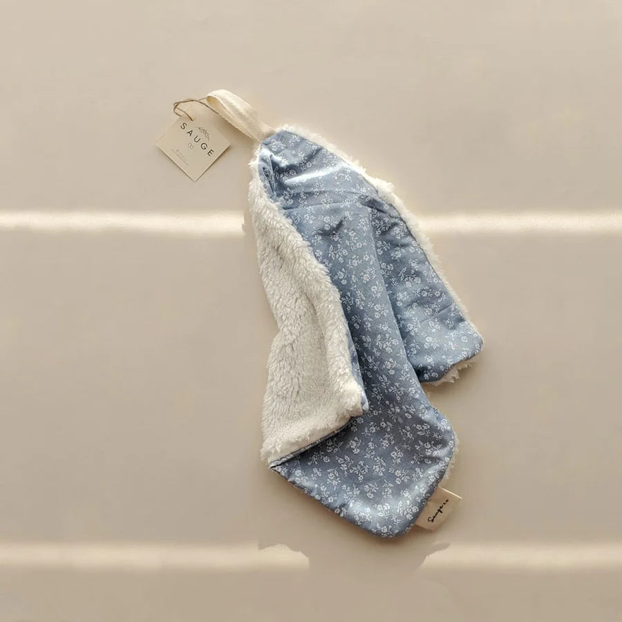 Doudou denim fleuri X crème