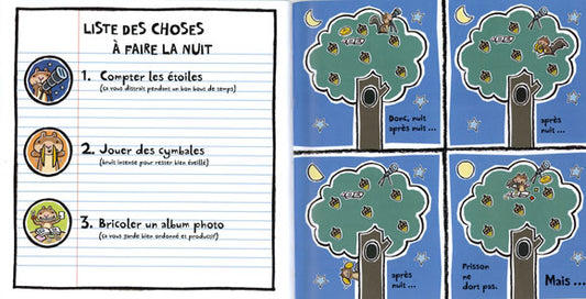 Frisson l'écureuil en pleine nuit