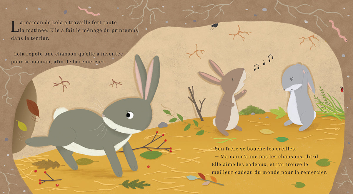 Au fil des saisons : Le lapin et la surprise du printemps