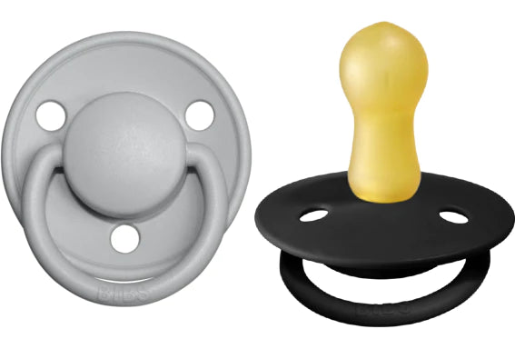 Duo suce en caoutchou de lux - Gris/noir