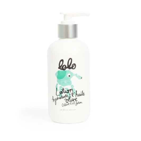 lotion hydratante à l'huile d'olive lolo et moi