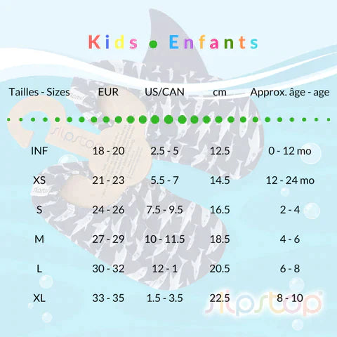 Chausson enfant SLIPSTOP® - Minty flowers