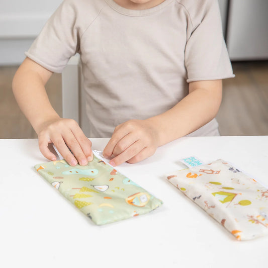 Sac à collation réutilisable petit - Campeur (pqt 2)