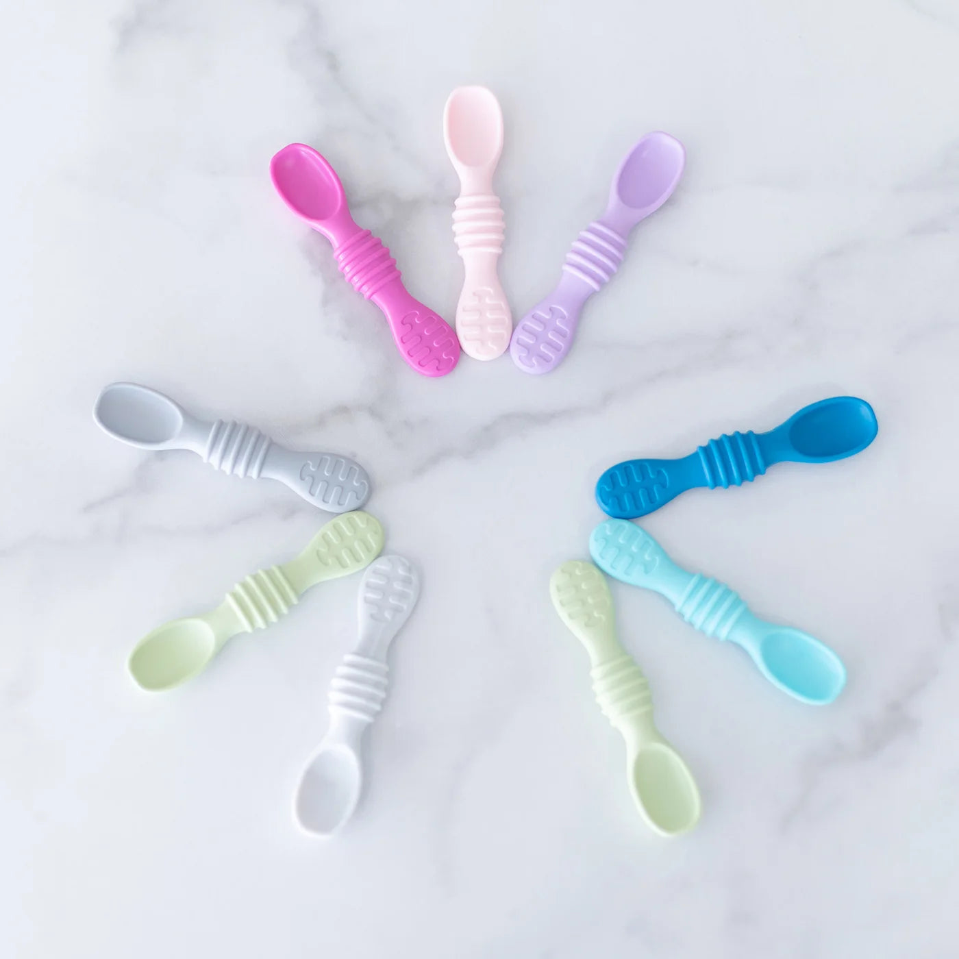 Cuillères à tremper pour débutant en silicone - Boule de gomme