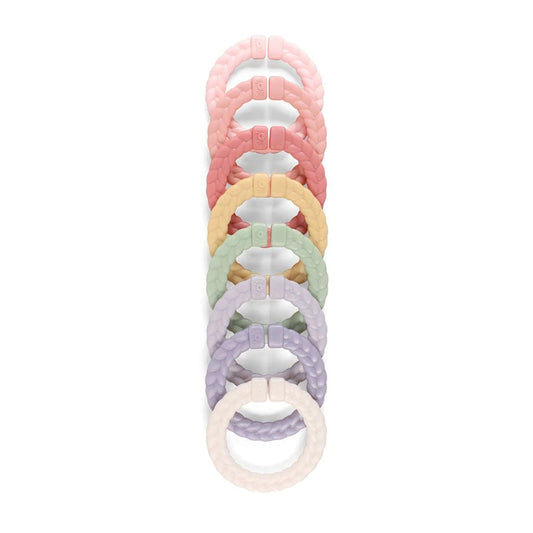 Ensemble d'anneaux de liaison Bitzy Bespoke Itzy Rings™ : Pastel