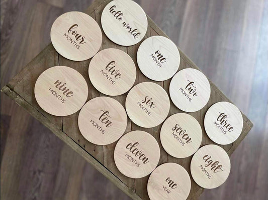 Pastilles de bois - 12 premier mois / First 12 months