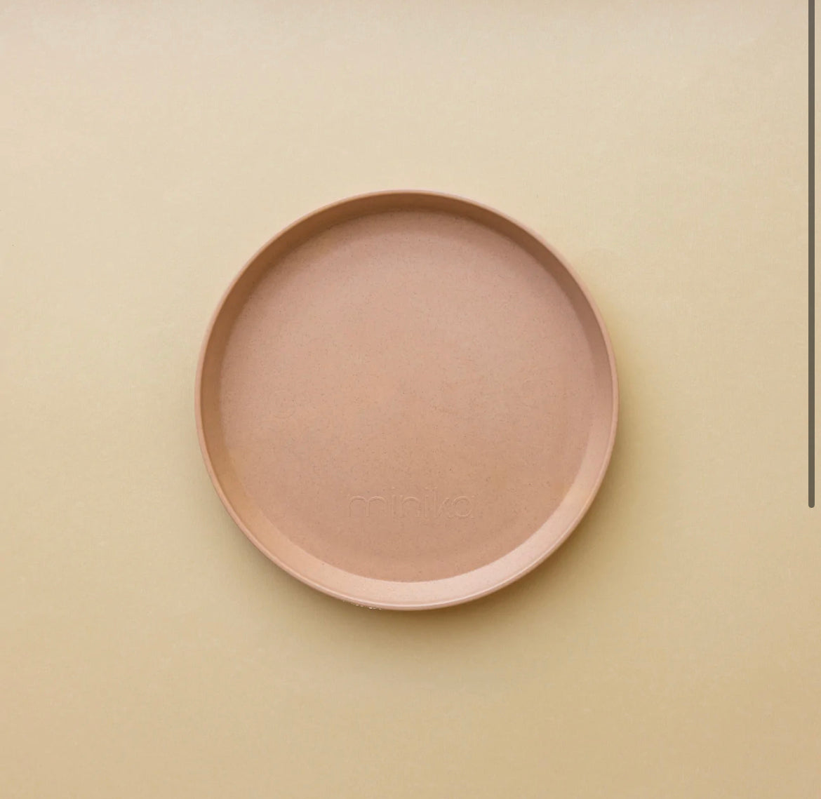Assiette en paille de blé