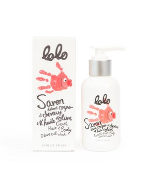 Savon délicat corps et cheveux à l'huile d'olive