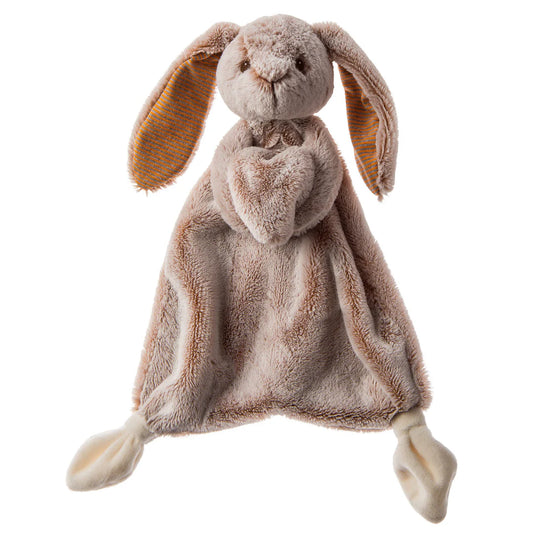 Love Tan silky bunny lovey - 13’’