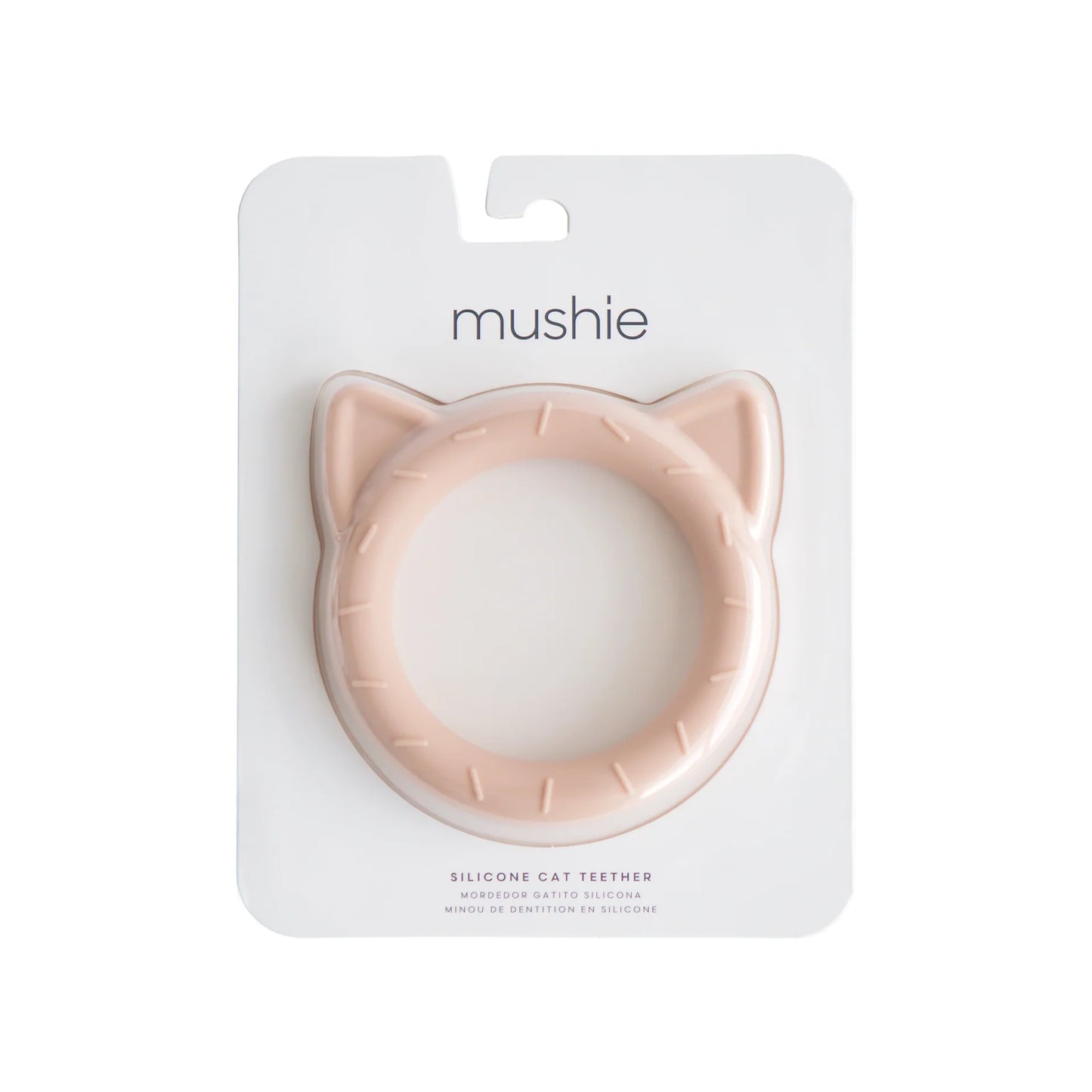 Jouet de dentition en silicone - Chat blush