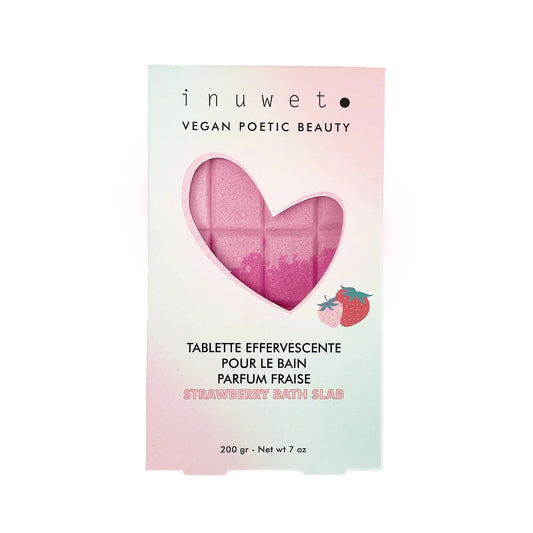 Tablette de bain effervescente- Fraise
