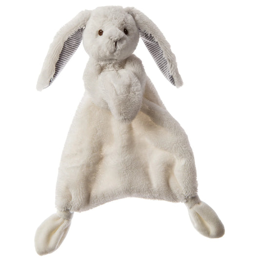 Love white silky Bunny lovey - 13’’
