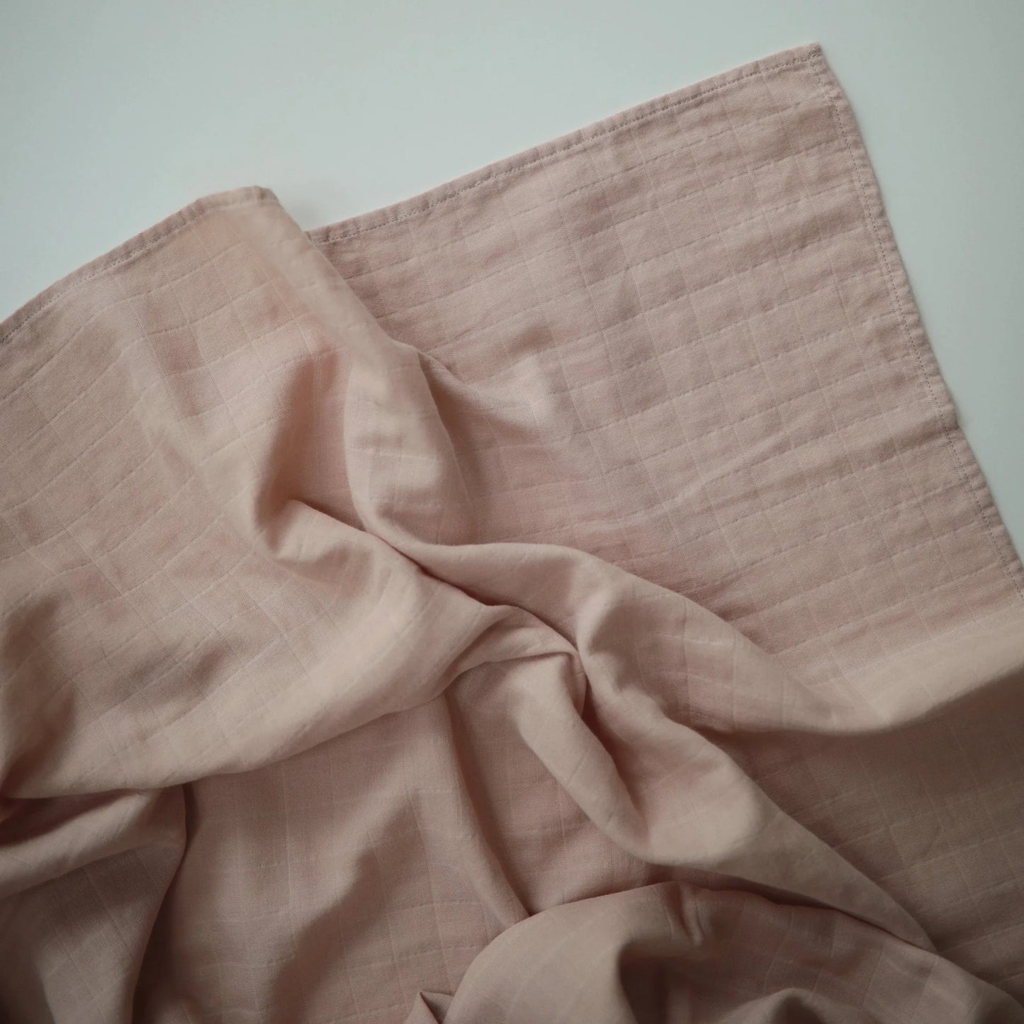 Doudou en mousseline - coton biologique - Blush