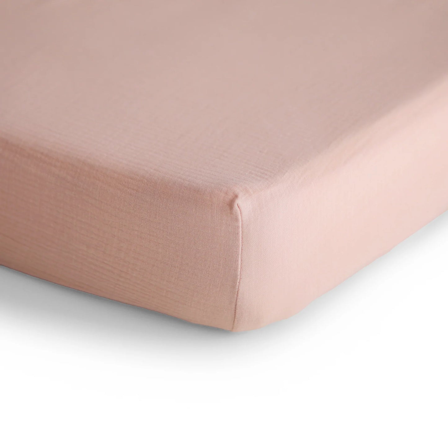 Drap contour en mousseline- Blush