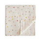 Doudou en mousseline - coton biologique - Smiley face