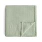 Doudou en mousseline - coton biologique - Sauge