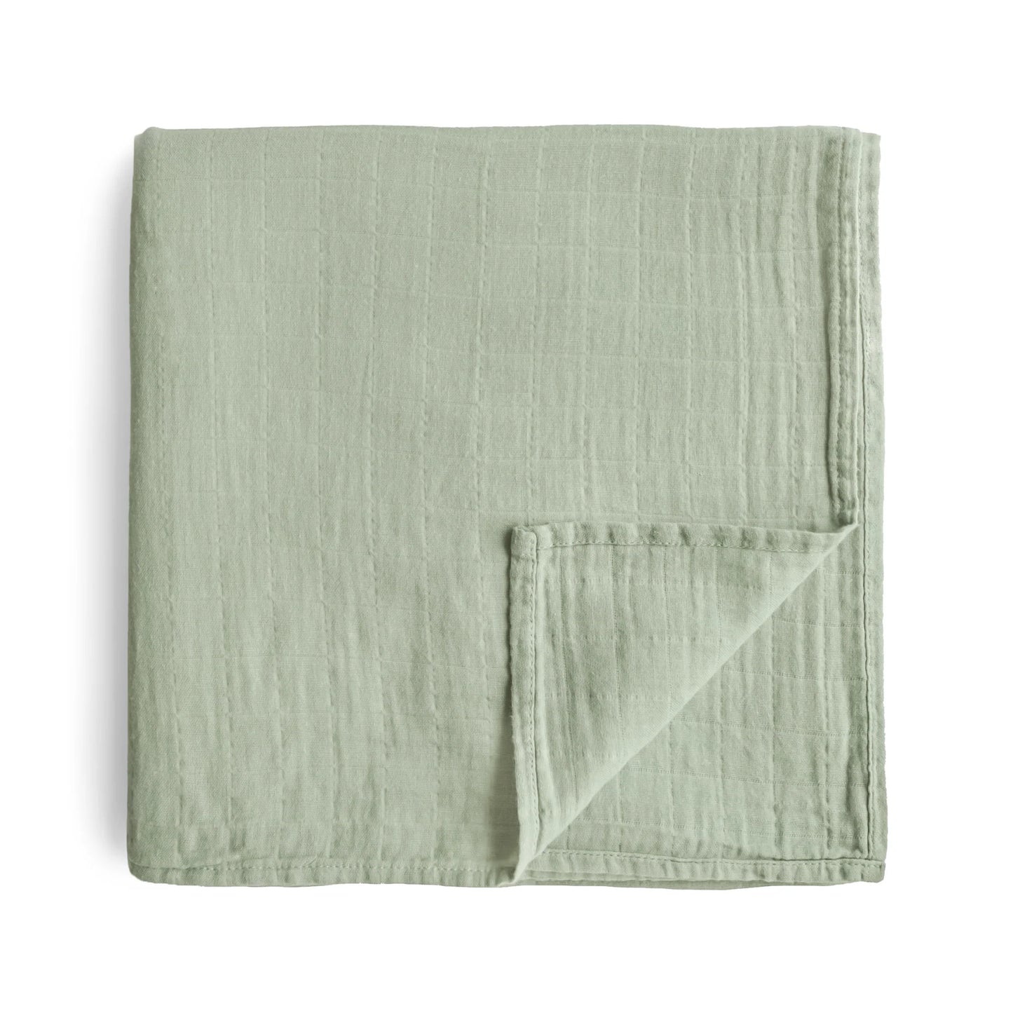 Doudou en mousseline - coton biologique - Sauge