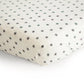Drap contour en mousseline- Marguerite noir