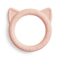Jouet de dentition en silicone - Chat blush