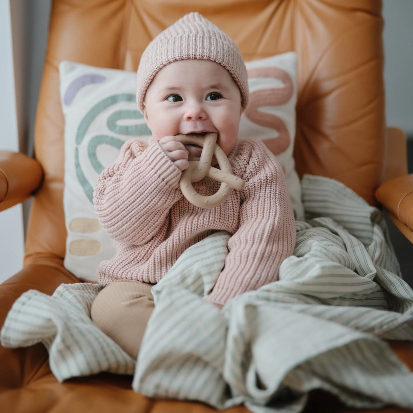 Jouet de dentition en silicone - Pretzel
