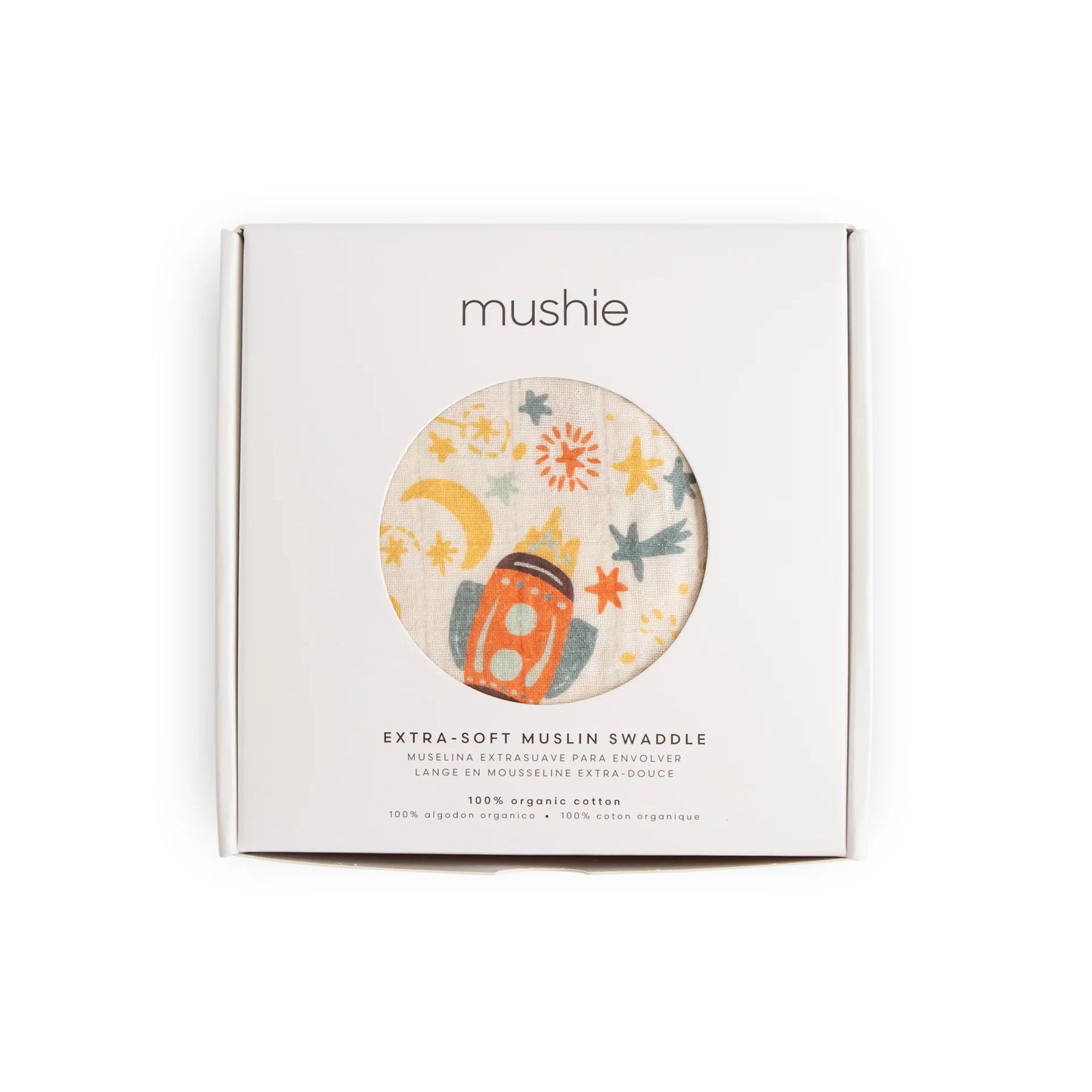 Doudou en mousseline - coton biologique - espace