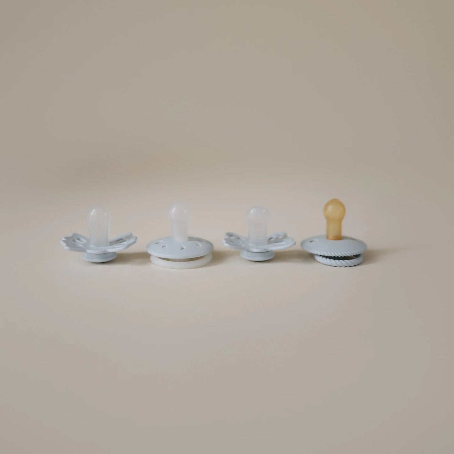 Suce en caoutchouc naturel - Ensemble nourrisson - Bleu