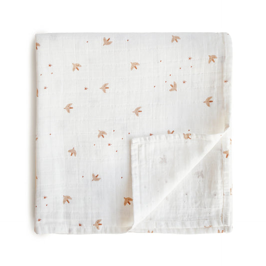 Doudou en mousseline - coton biologique - Oie
