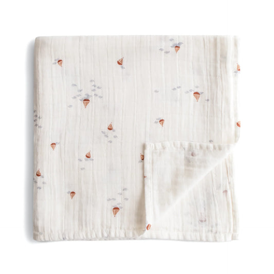 Doudou en mousseline - coton biologique - Voilier