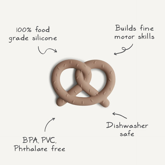 Jouet de dentition en silicone - Pretzel