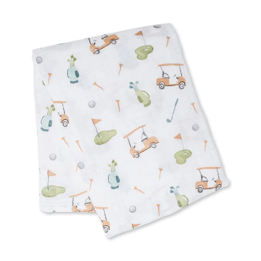 Mousseline bamboo/coton - golf