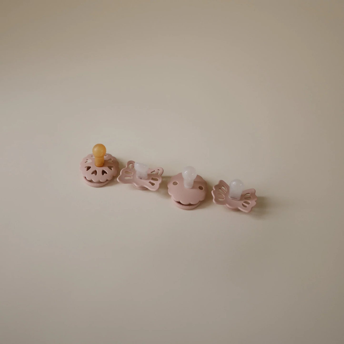 Suce en caoutchouc naturel - Ensemble nourrisson - Blush