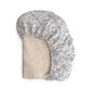 Drap contour en mousseline- Fleure Bleu