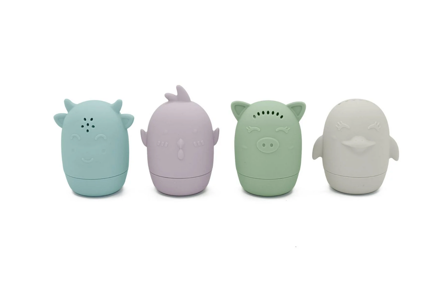 Jouet de bain animal en silicone - ciel