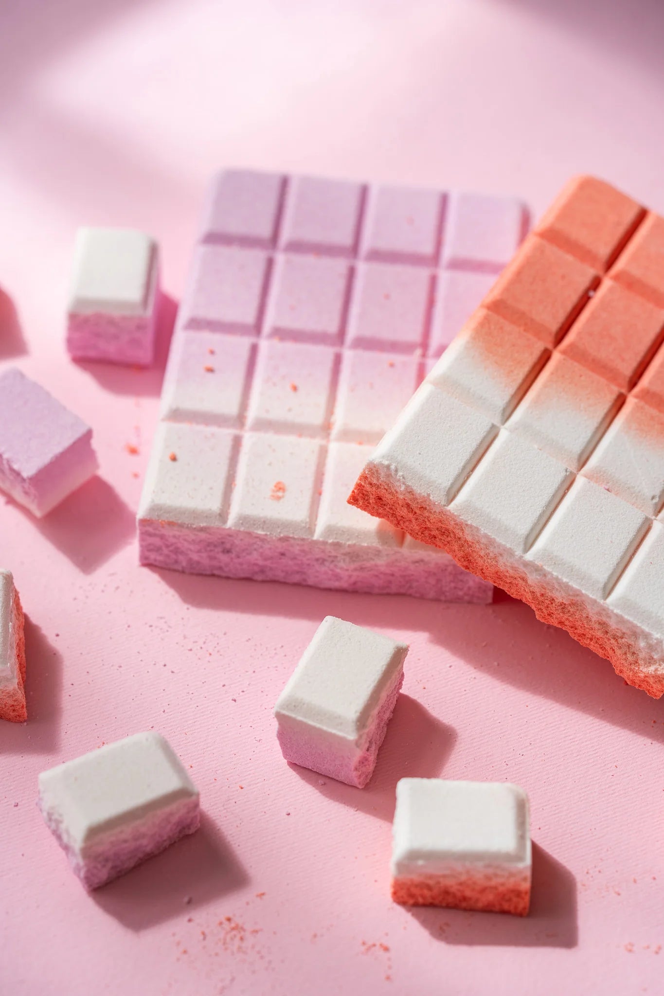 Tablette de bain effervescente- Pêche