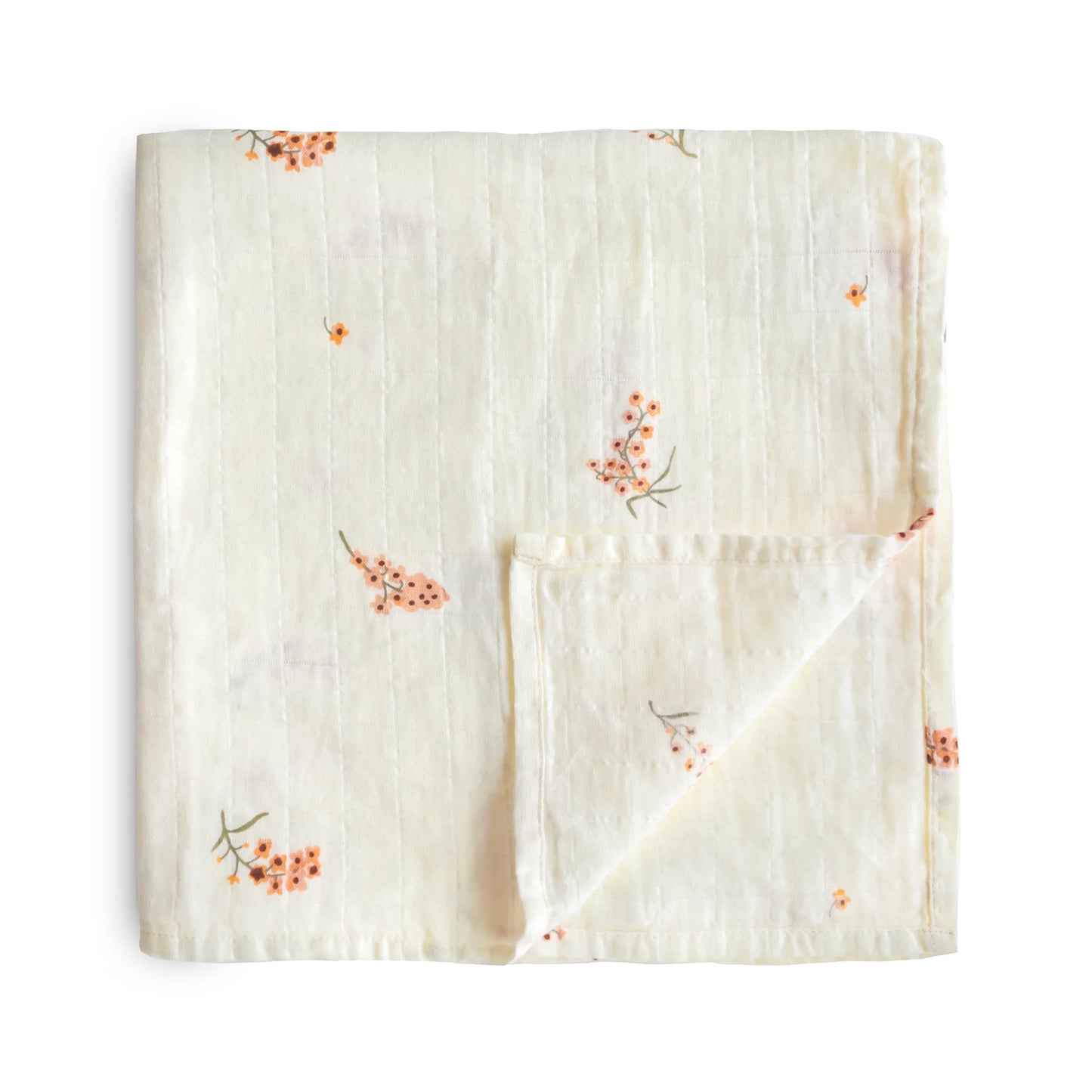 Doudou en mousseline - coton biologique - Fleure