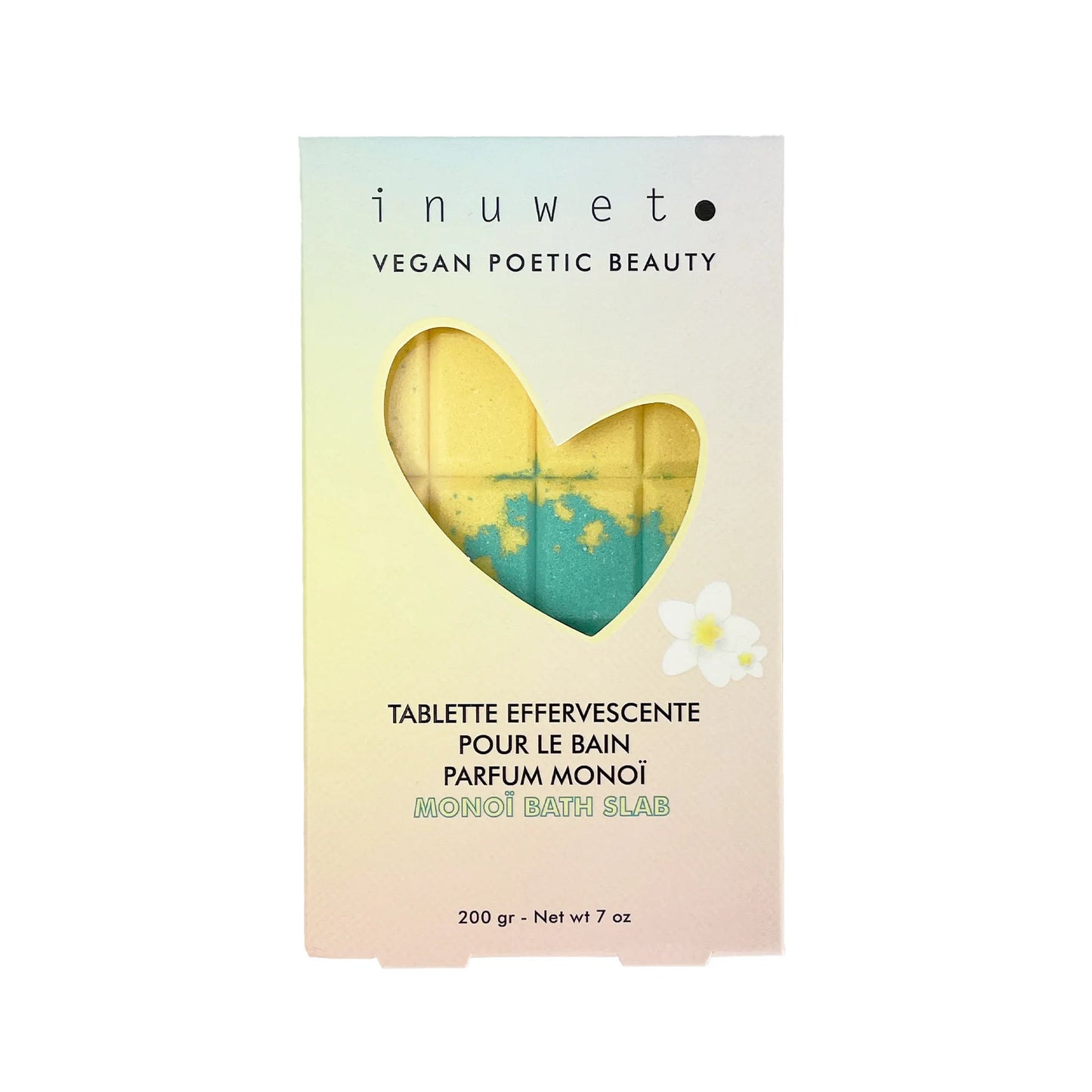 Tablette de bain effervescente- Monoï