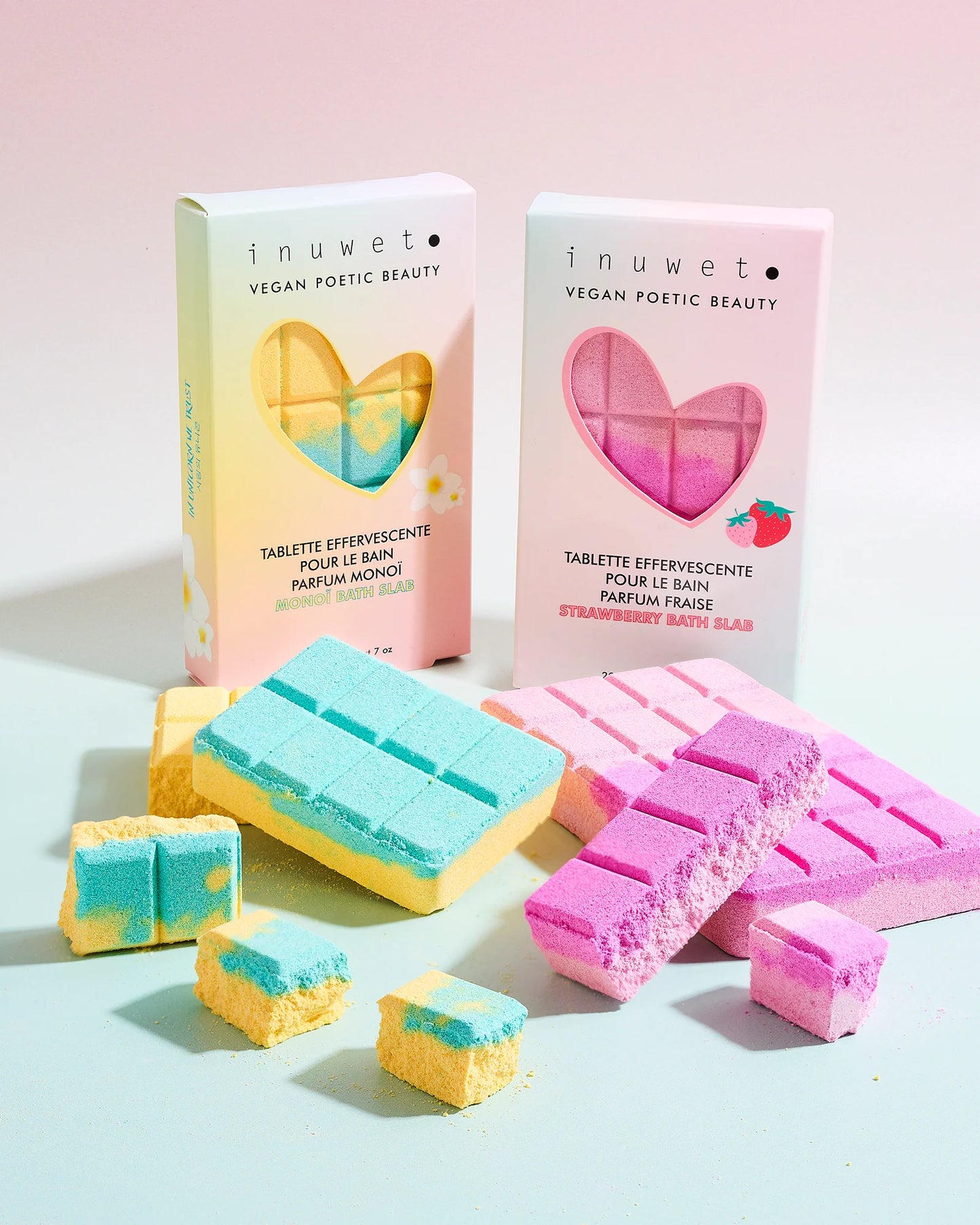 Tablette de bain effervescente- Monoï