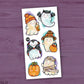 Tatouages temporaires hypoallergène - Collection Halloween